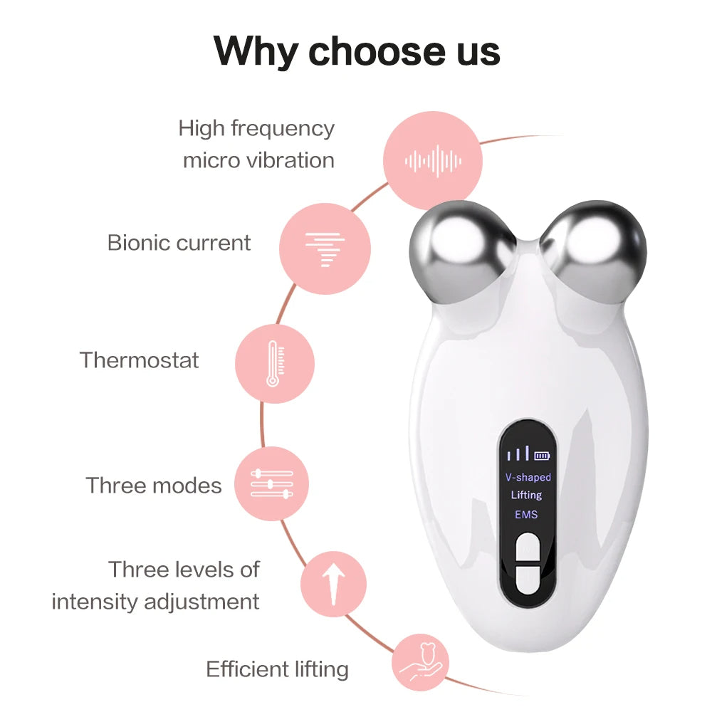 EMS Facial Massage Roller